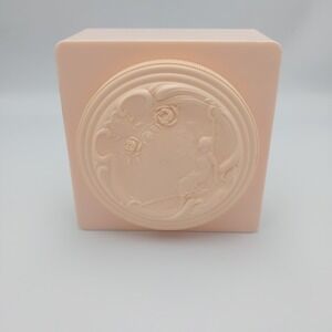 Vintage White Shoulders Bath Powder Empty Jar Vanity Collectible Retro